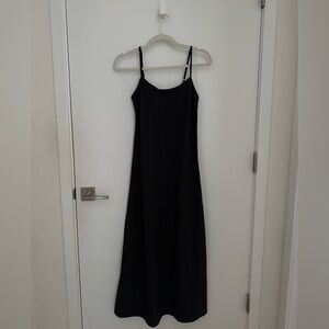 DISSH Black Maxi Dress with Spaghetti Straps